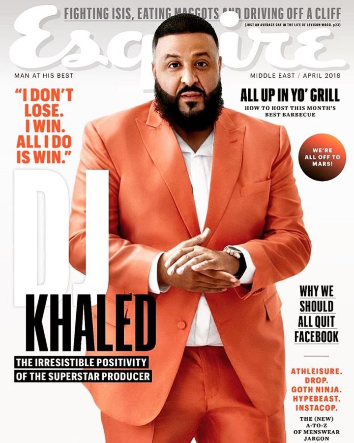 ESQUIRE UNITED ARAB EMIRATES magazine side cover  April 2018