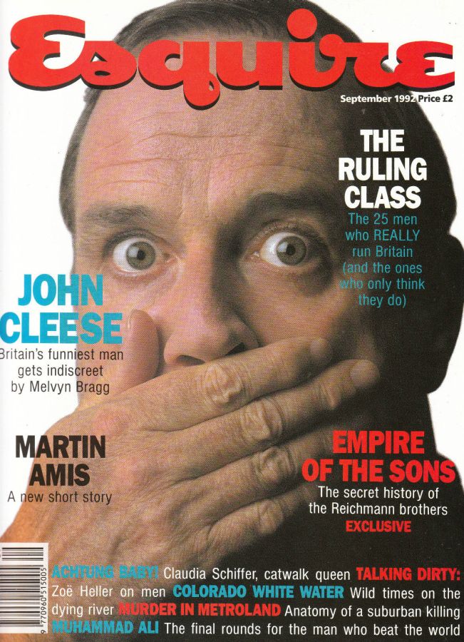 ESQUIRE magazine side cover  September 1992