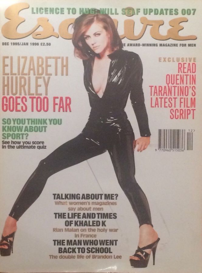 ESQUIRE magazine side cover  December 1995/ January 1996 