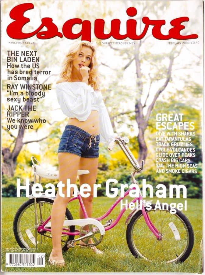 ESQUIRE magazine side cover  February 2002