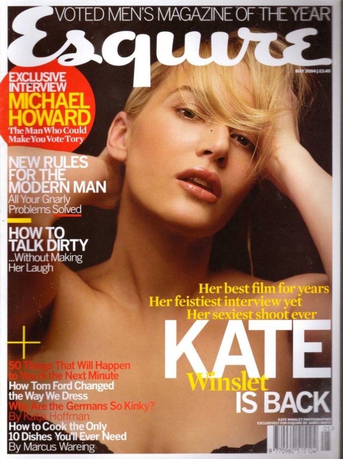 ESQUIRE magazine side cover  May 2004