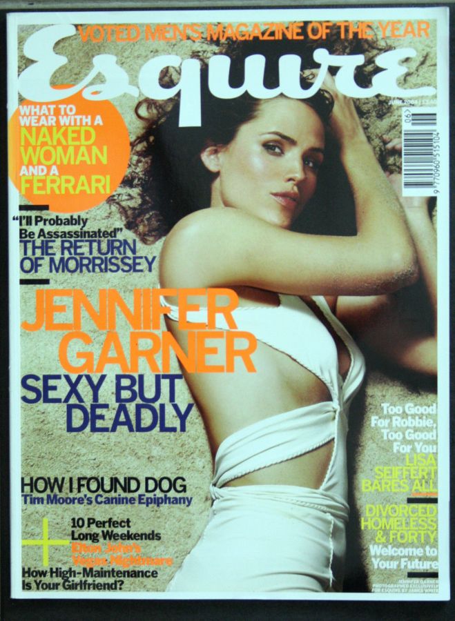 ESQUIRE magazine side cover  June 2004