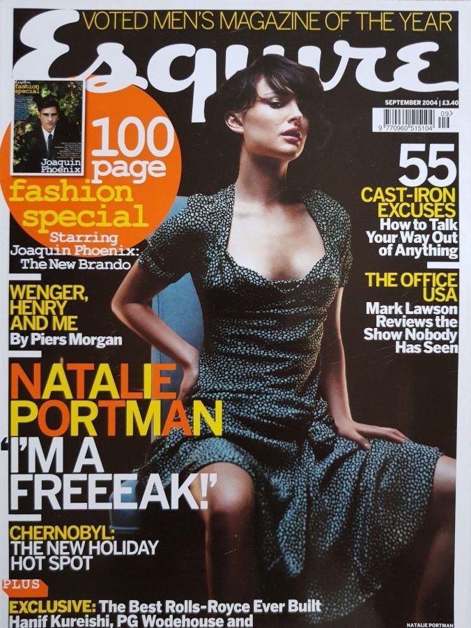 ESQUIRE magazine side cover  September 2004