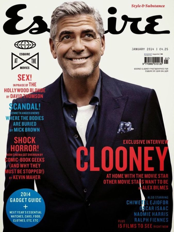 ESQUIRE magazine side cover  January 2014