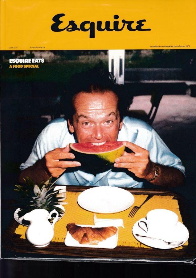 ESQUIRE magazine side cover  June 2017