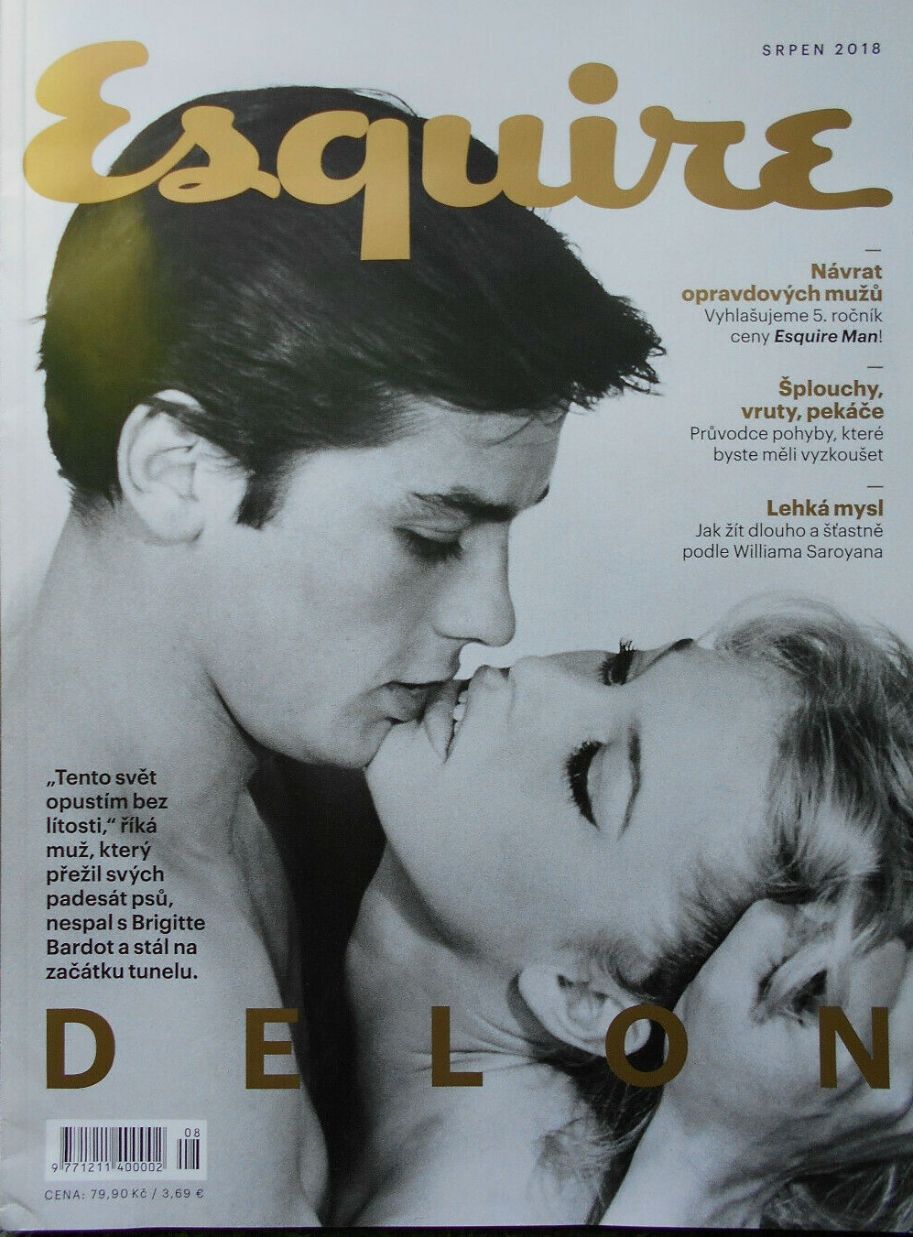 ESQUIRE (Czech) magazine side cover  August 2018