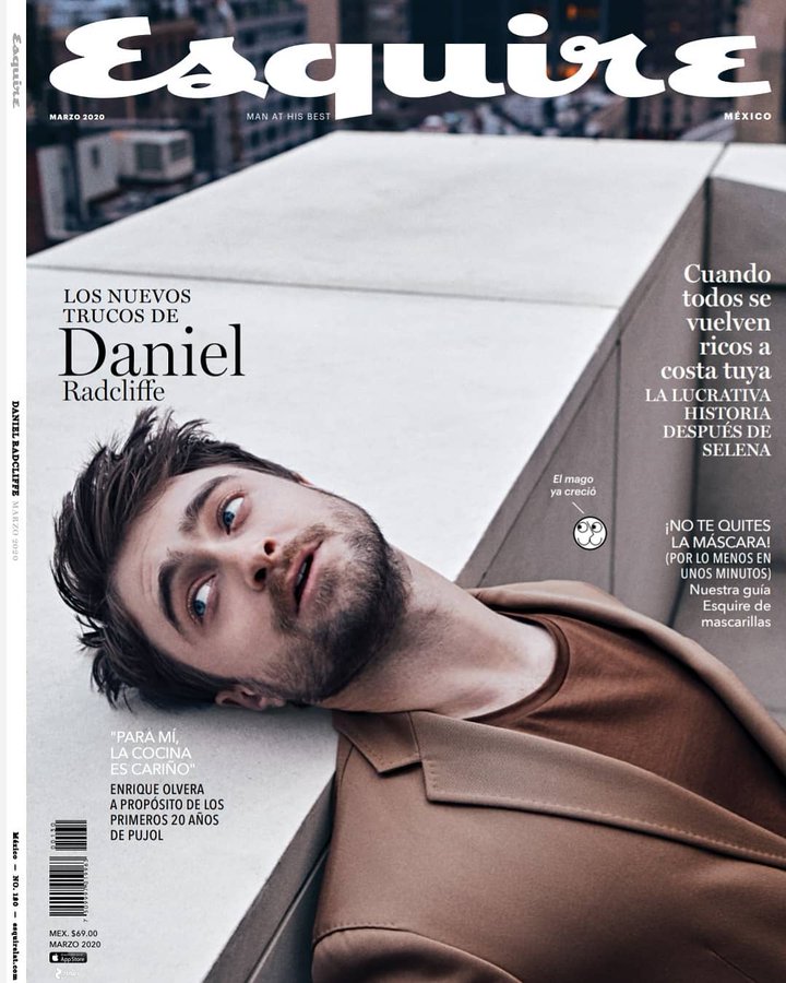 ESQUIRE (Mexico) magazine side cover  March 2020