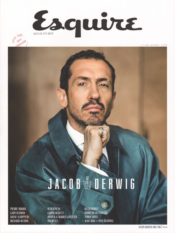 ESQUIRE NETHERLANDS magazine side cover  April 2018