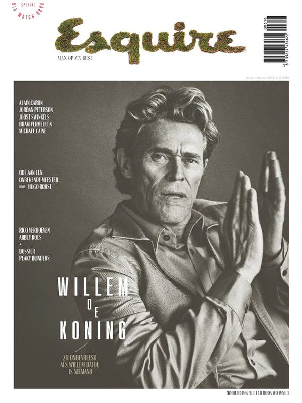 ESQUIRE NETHERLANDS magazine side cover  January/February 2019