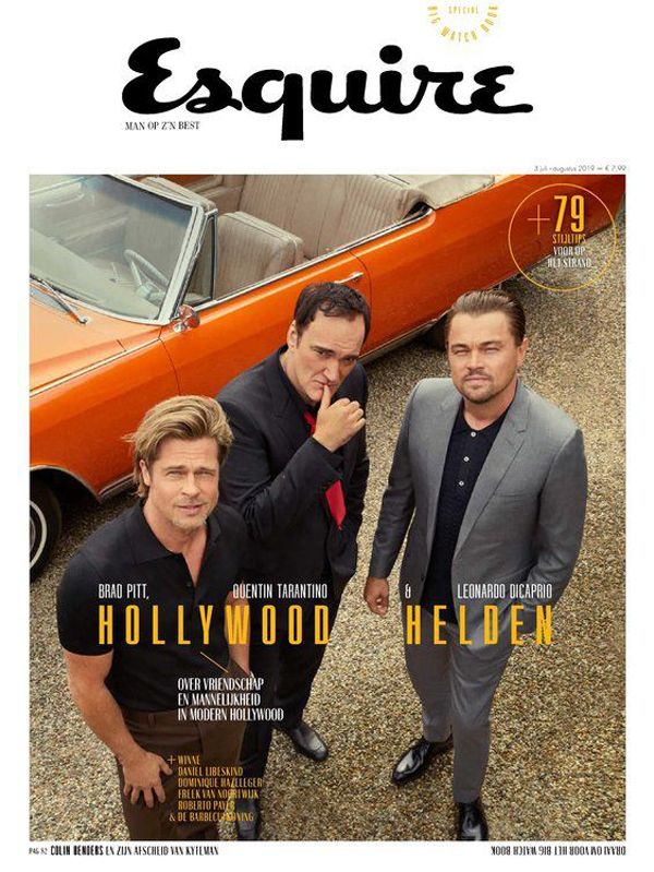 ESQUIRE NETHERLANDS magazine side cover  July/August 2019