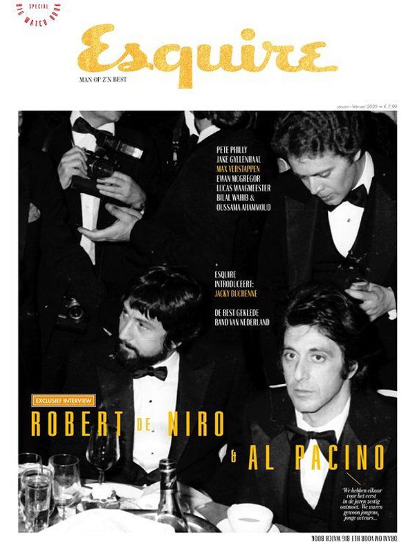 ESQUIRE NETHERLANDS magazine side cover  January/February 2020