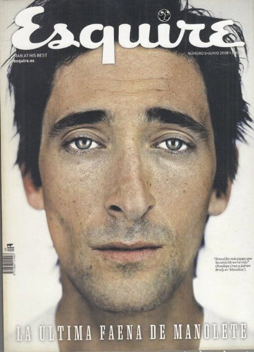 ESQUIRE (Spain) magazine side cover Issue 9 June 2008
