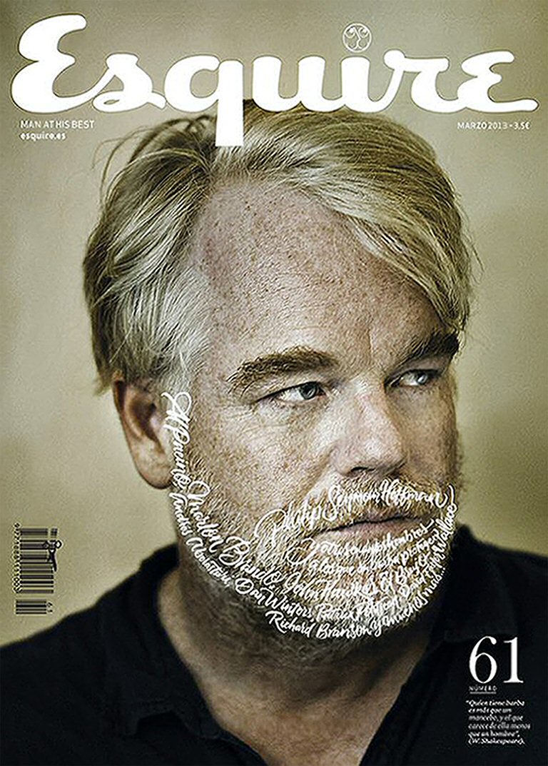 ESQUIRE (Spain) magazine side cover Issue 61  March 2013