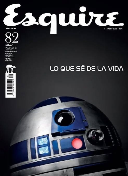 ESQUIRE (Spain) magazine side cover Issue 82  February 2015