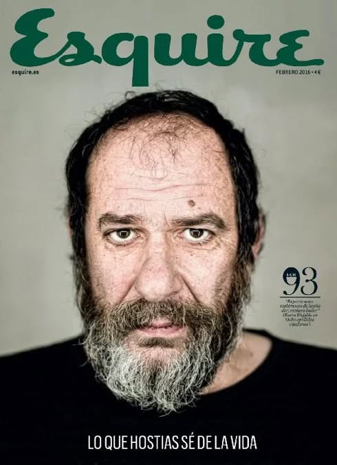 ESQUIRE (Spain) magazine side cover Issue 93  February 2016
