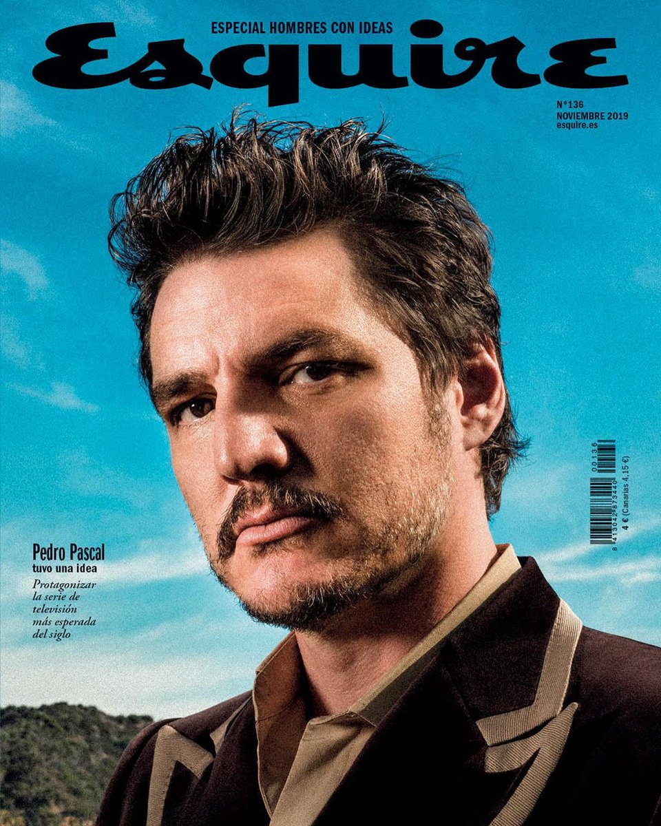 ESQUIRE (Spain) magazine side cover Issue 136  November 2019