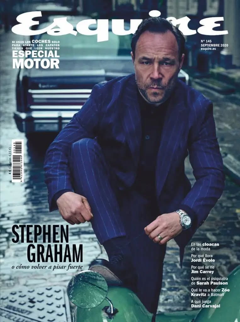 ESQUIRE (Spain) magazine side cover Issue 145  September 2020