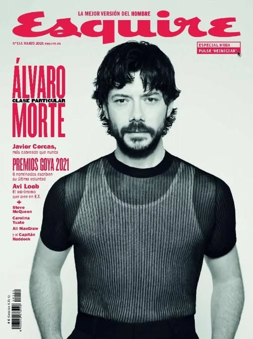 ESQUIRE (Spain) magazine side cover Issue 151  March 2021