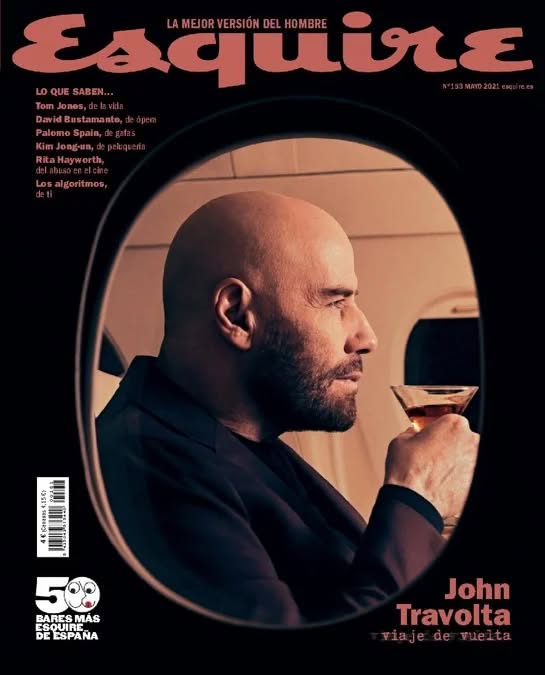 ESQUIRE (Spain) magazine side cover Issue 153  May 2021