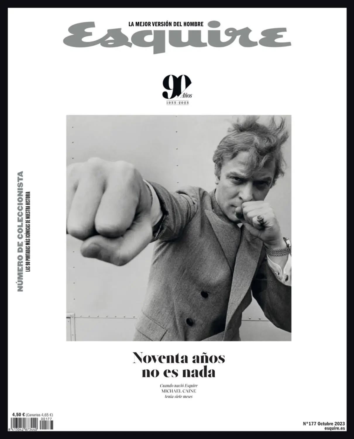 ESQUIRE (Spain) magazine side cover Issue 177  October 2023