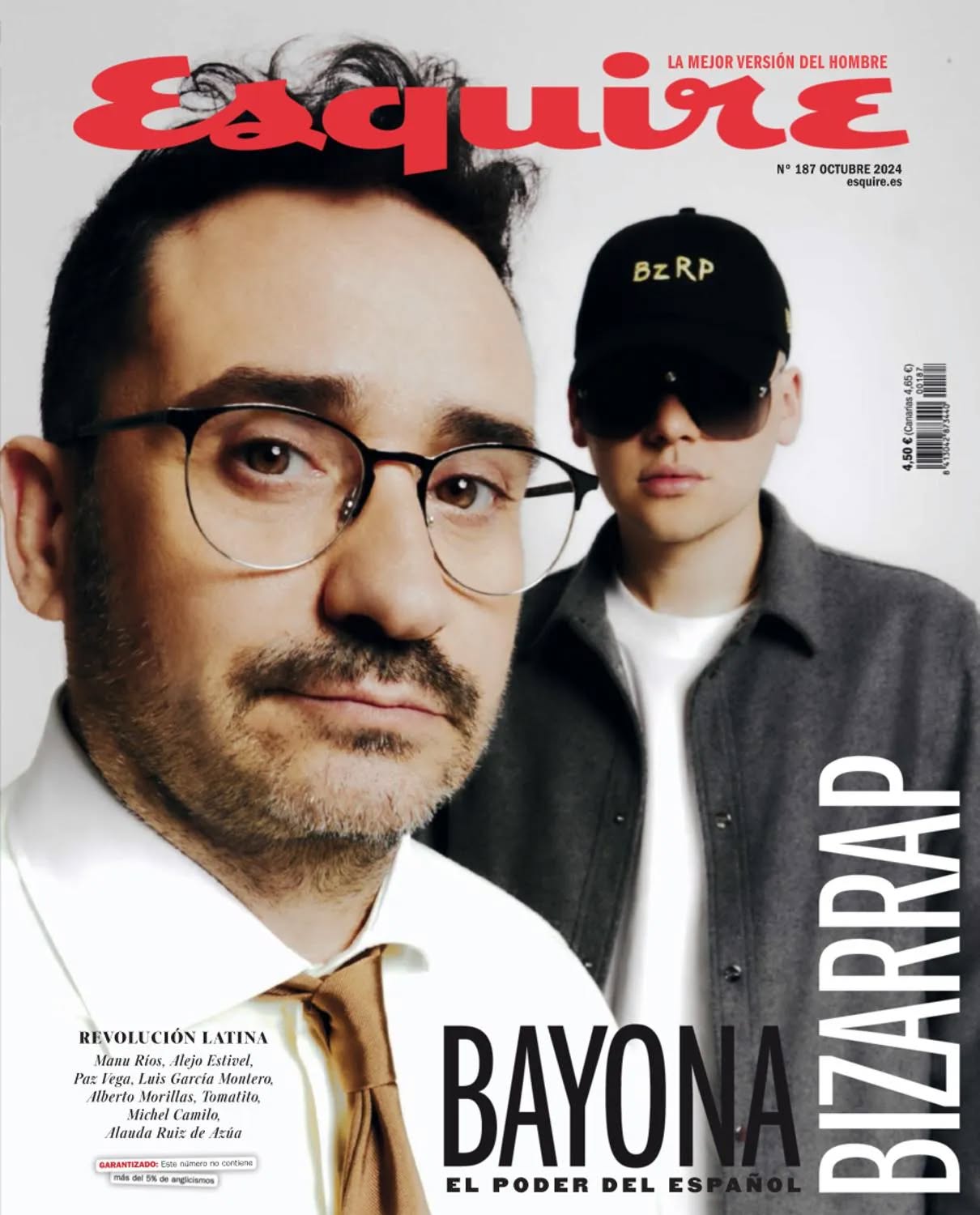 ESQUIRE (Spain) magazine side cover Issue 187  October 2024