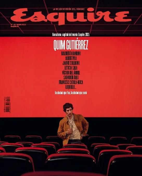 ESQUIRE (Spain) magazine side cover Issue 194  May 2025