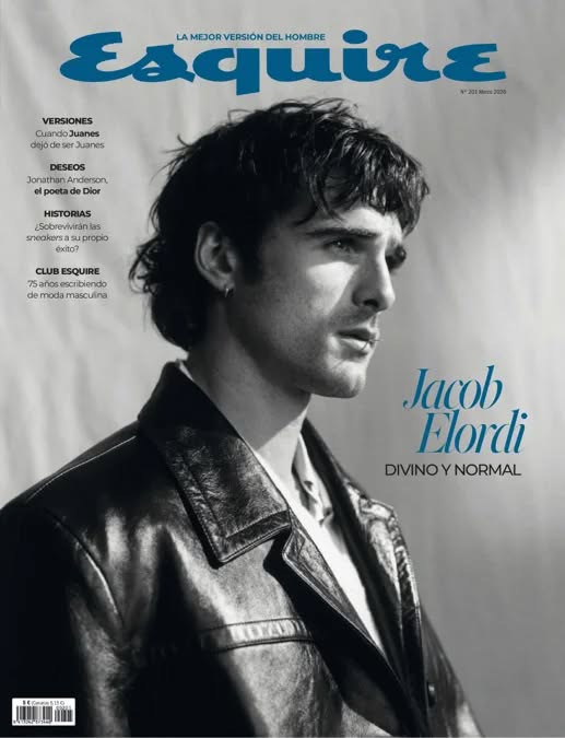 ESQUIRE (Spain) magazine side cover Issue 201  March 2026