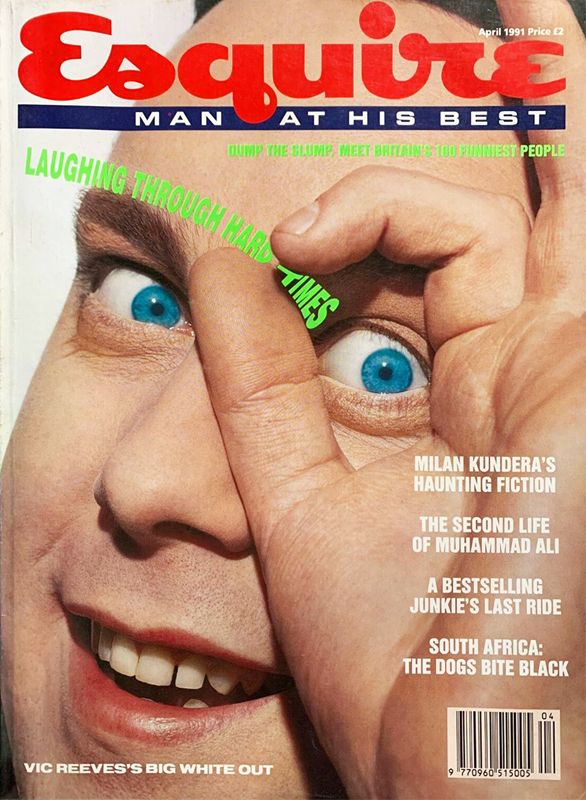 ESQUIRE magazine side cover  April 1991