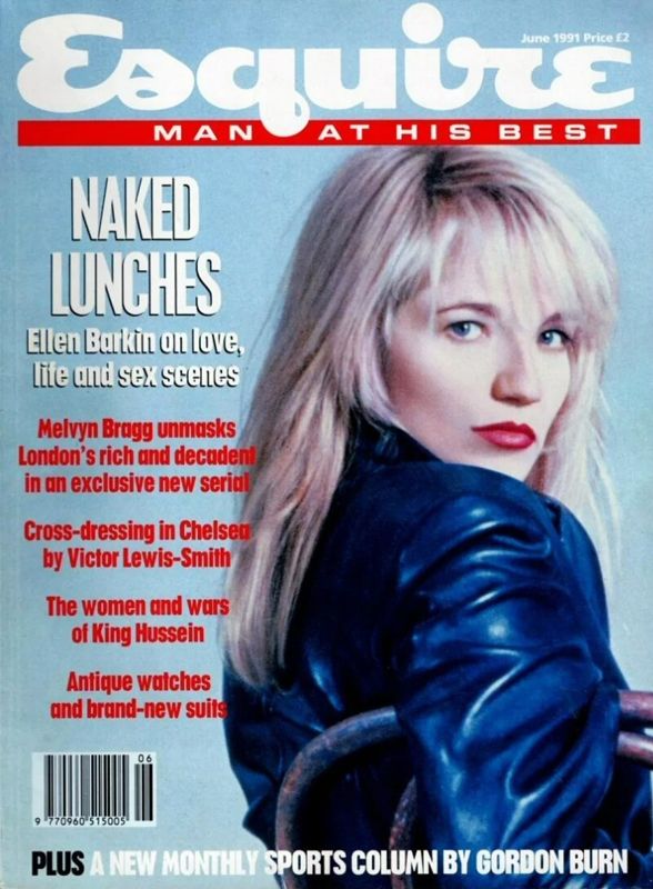 ESQUIRE magazine side cover  June 1991