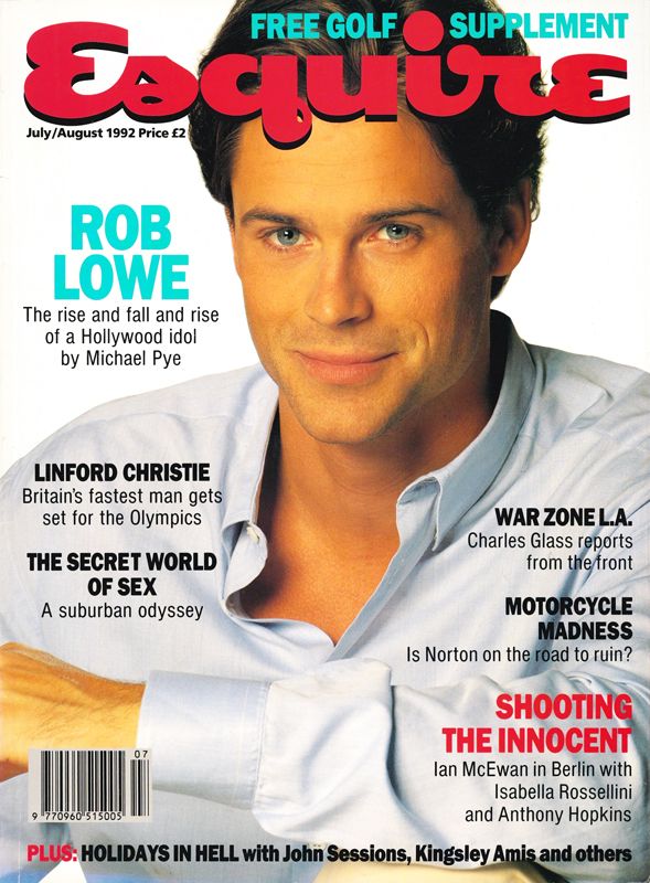 ESQUIRE magazine side cover  July/August 1992