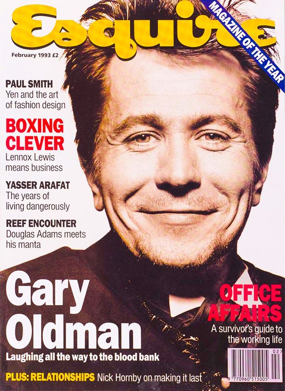 ESQUIRE magazine side cover  February 1993