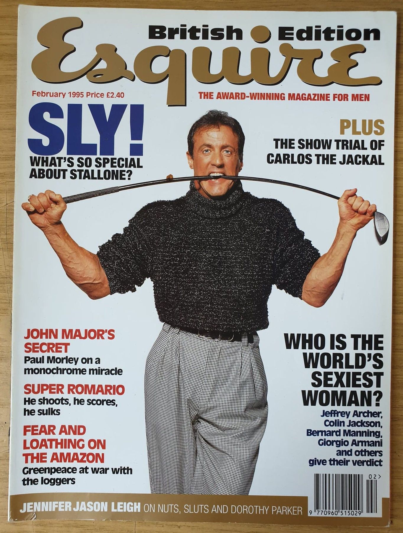 ESQUIRE magazine side cover  February 1995