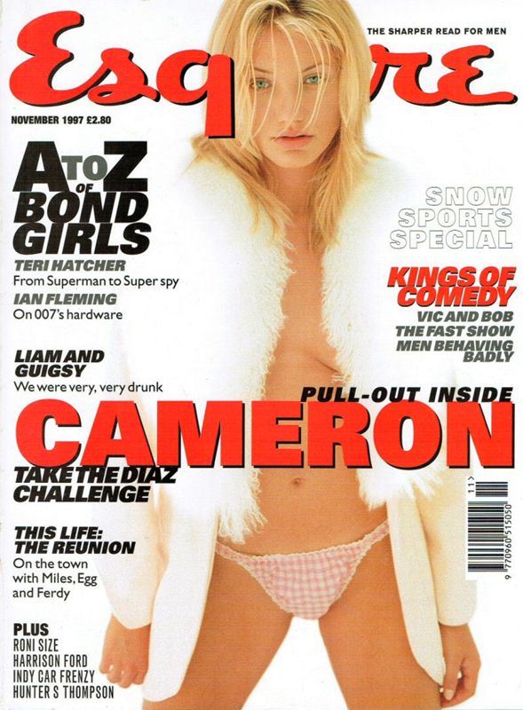 ESQUIRE magazine side cover  November 1997