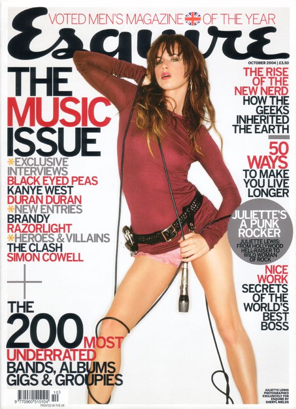 ESQUIRE magazine side cover  October 2004