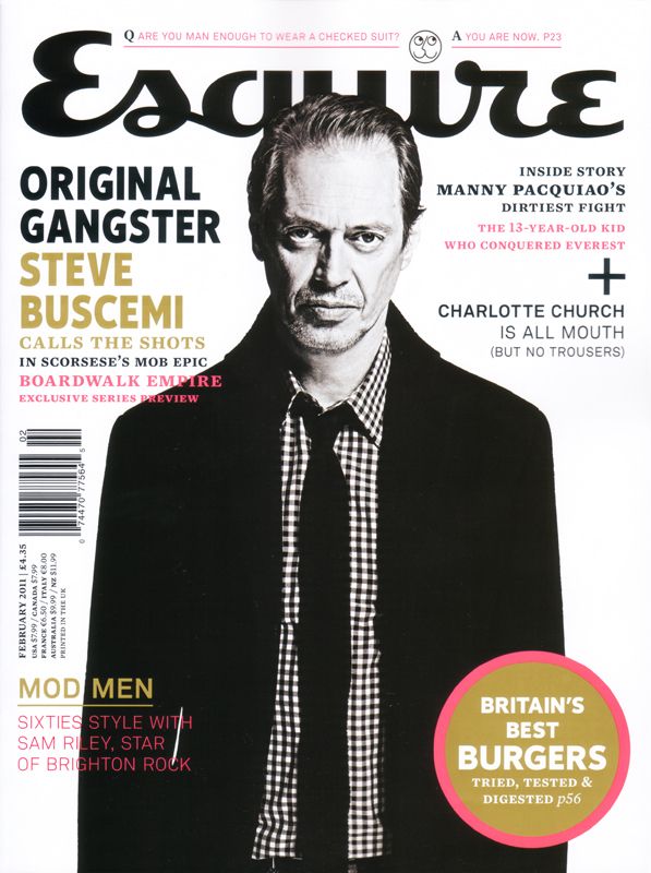 ESQUIRE magazine side cover  February 2011