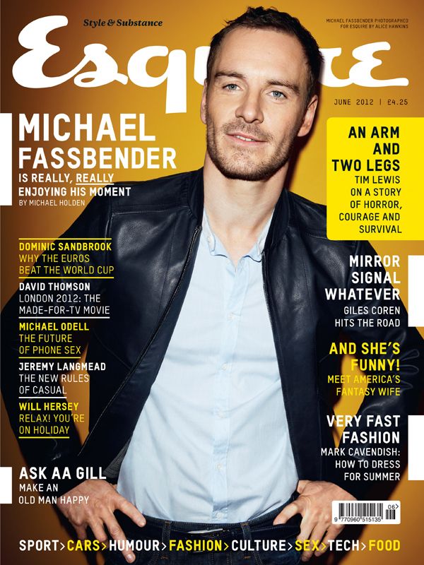 ESQUIRE magazine side cover  June 2012