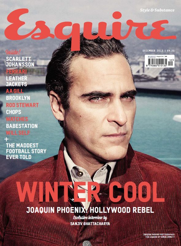 ESQUIRE magazine side cover  December 2013