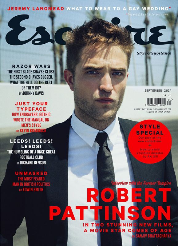 ESQUIRE magazine side cover  September 2014