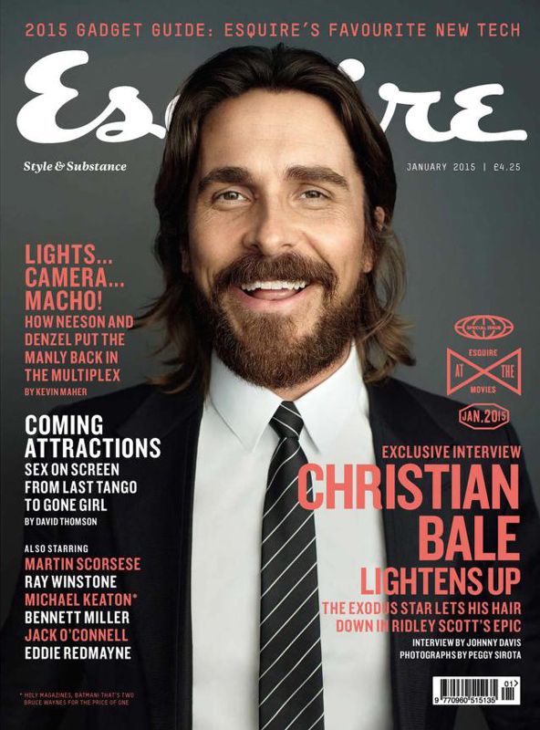 ESQUIRE magazine side cover  January 2015