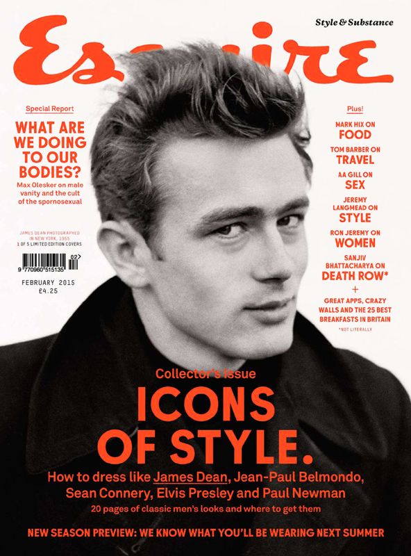 ESQUIRE magazine side cover  February 2015