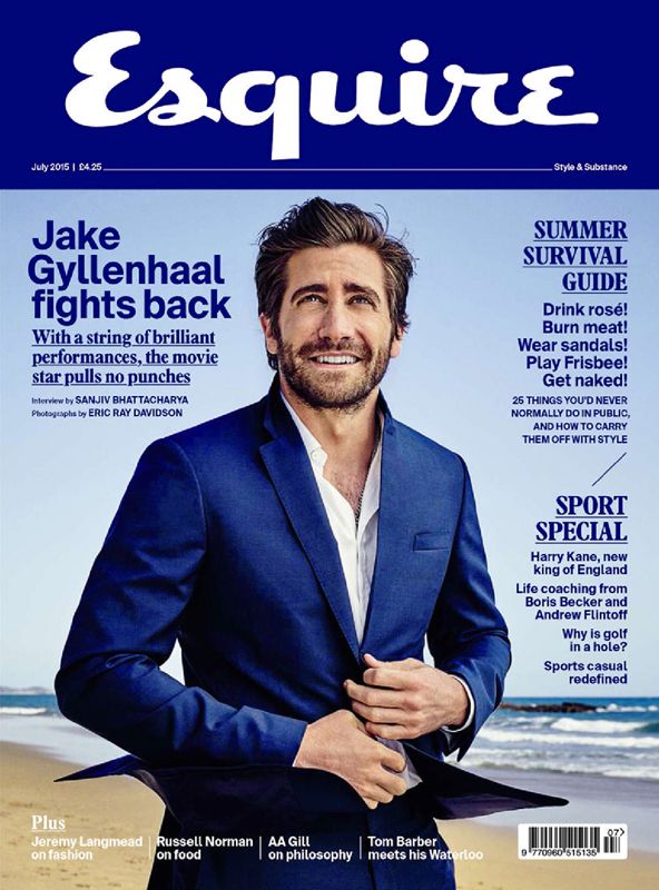 ESQUIRE magazine side cover  July 2015