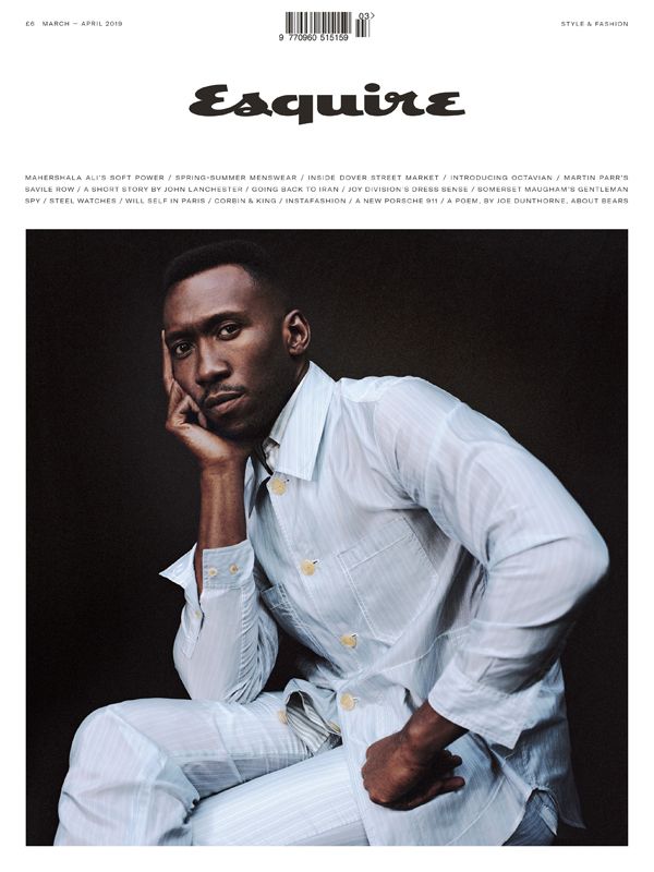 ESQUIRE magazine side cover  March/April 2019