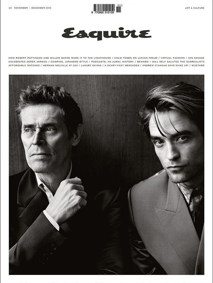 ESQUIRE magazine side cover  November/December 2019