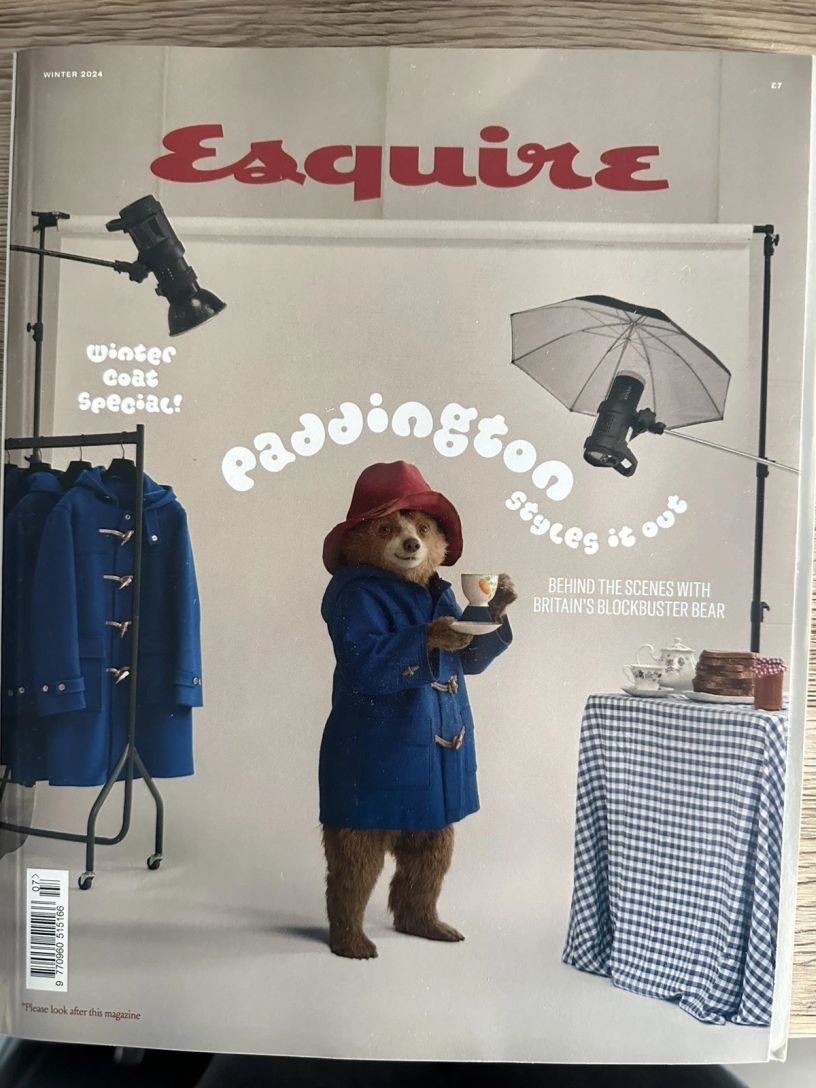 ESQUIRE magazine side cover Winter 2024
