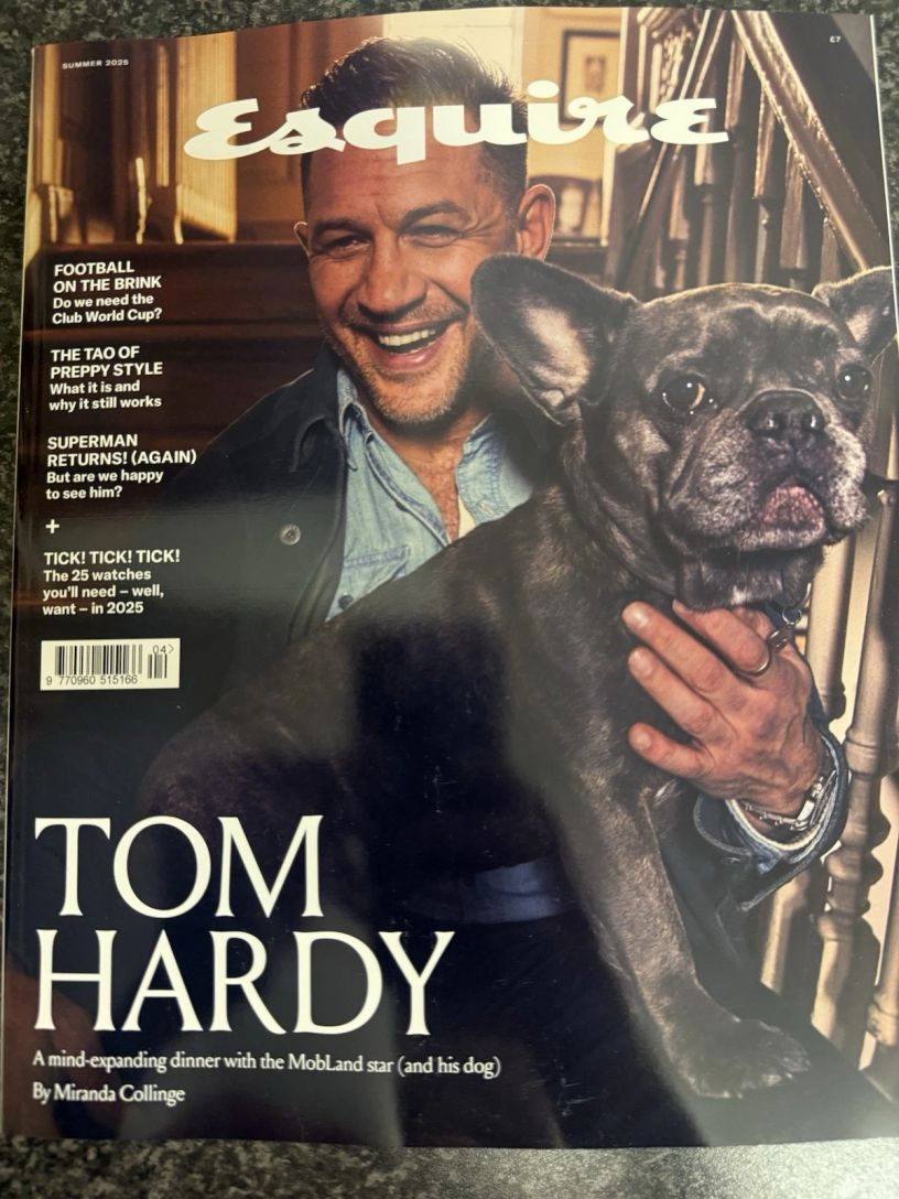 ESQUIRE magazine side cover Summer 2025