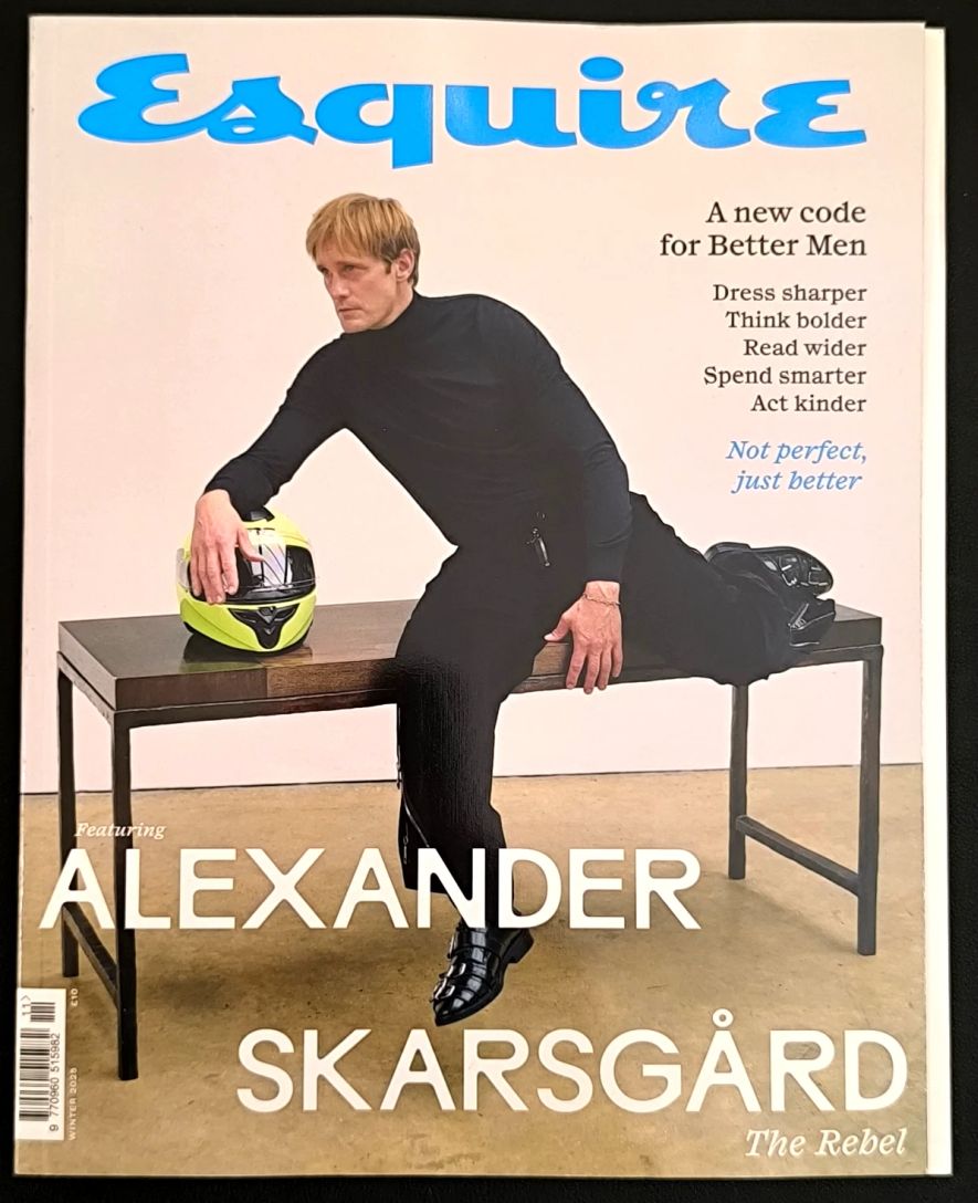 ESQUIRE magazine side cover Winter 2025