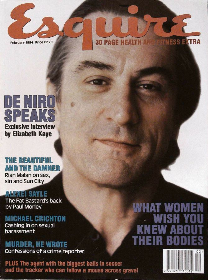 ESQUIRE magazine side cover  February 1994