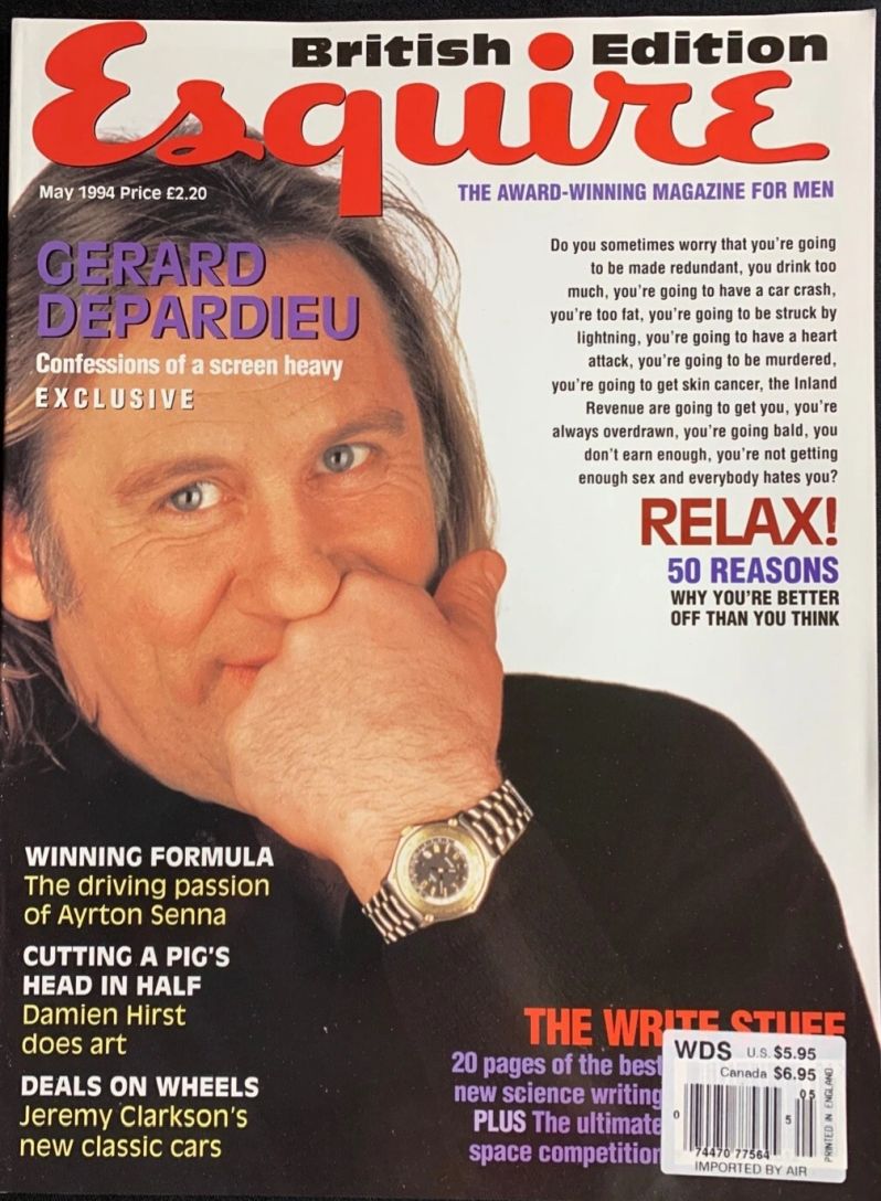 ESQUIRE magazine side cover  May 1994