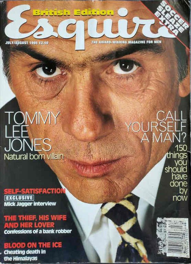 ESQUIRE magazine side cover  July/August 1995