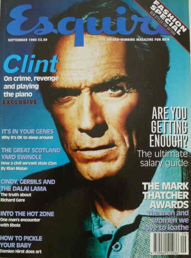 ESQUIRE magazine side cover  September 1995